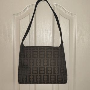 Monogrammed E Purse made in Korea. Possibly made to resemble Fendi brand.